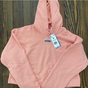 adidas blush cropped hoodie